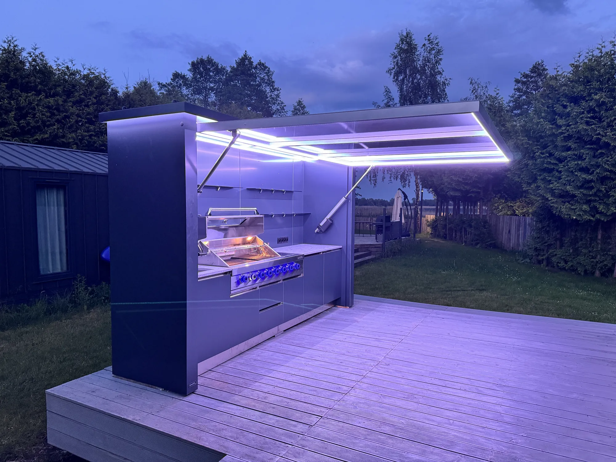 Cuisine QGesto PORT de nuit, éclairage LED